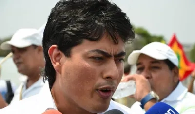 Nicolás Petro, candidato a la Gobernación del Atlántico por la Colombia Humana.