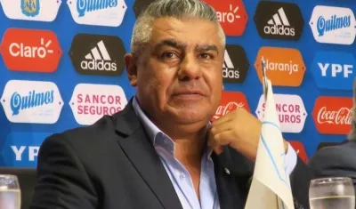 Eduardo Tapia, presidente de la AFA. 