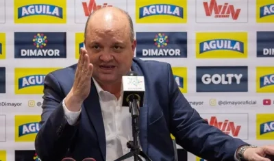 Jorge enrique Vélez, presidente de la Dimayor. 