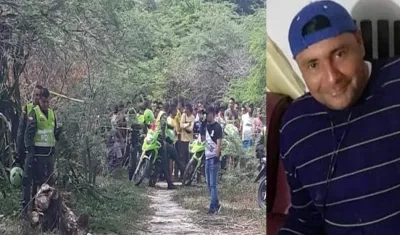 Roberto Mario Fontalvo Silvera fue hallado muerto en esta trocha de Palmar de Varela.