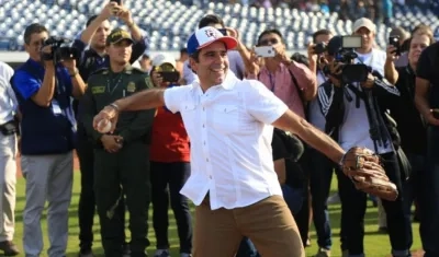 El Alcalde de Barranquilla, Alejandro Char.