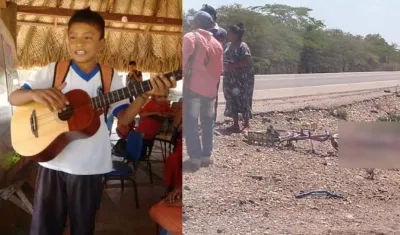  Néstor Jusayu, niño wayúu fallecido al ser arrollado.