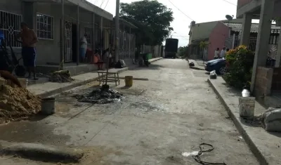 Barrio Malvinas, donde ocurrieron los hechos.