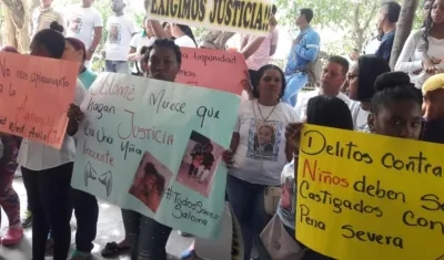 La familia exigió justicia.