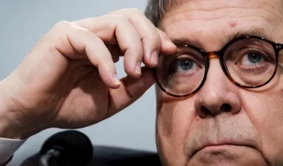 En la imagen, el fiscal general estadounidense, William Barr. 