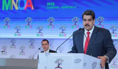 El Presidente de Venezuela, Nicolás Maduro.