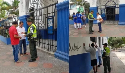 Entrega de recomendaciones y requisas realizó la Policía en los alrededores del Pestalozzi.