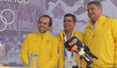 Ernesto Lucena, Alejandro Char y Armando Farfán.
