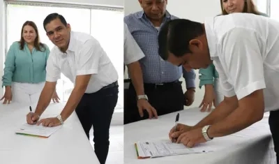 Momento de la inscripción.