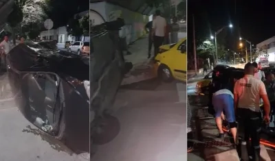 Accidente en el norte.