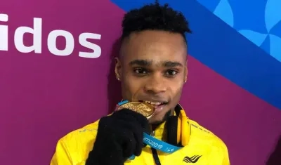 Francisco Mosquera Medalla de oro en Lima 2019