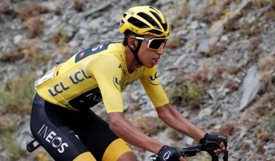 El ciclista Egan Bernal.