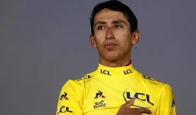 El ciclista Egan Bernal.