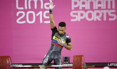 Francisco Mosquera ganó ayer el primer oro para Colombia. 