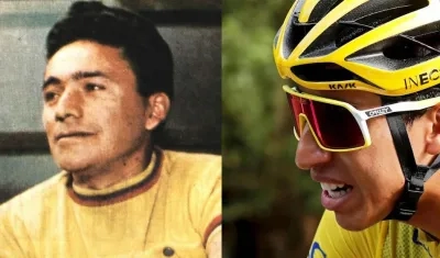 Efraín 'El Zipa'Forero y Egan Bernal