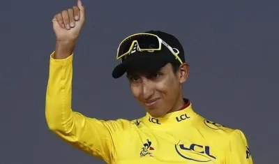El ciclista Egan Bernal.