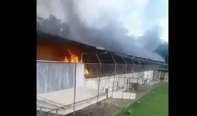 Cárcel donde ocurrió el motín en Brasil.