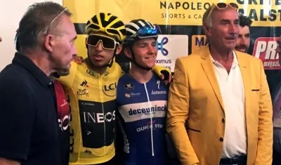 El colombiano Egan Bernal.