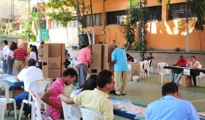 Puestos de votación  