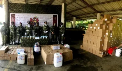 Incautación de una tonelada de cocaína