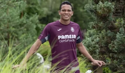 Carlos Bacca, delantero del Villarreal F.C.