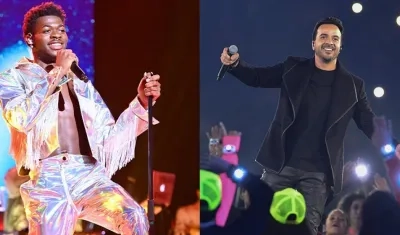El rapero Lil Nas X y el puertorriqueño Luis Fonsi.