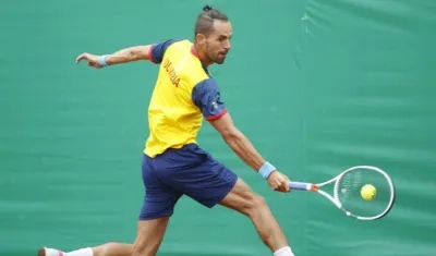 El tenista colombiano Santiago Giraldo.