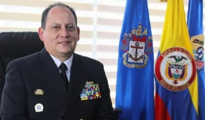 El director de la Dimar, vicealmirante Juan Manuel Soltau Ospina.