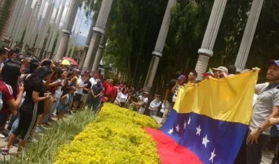 Venezolanos en Bucaramanga.