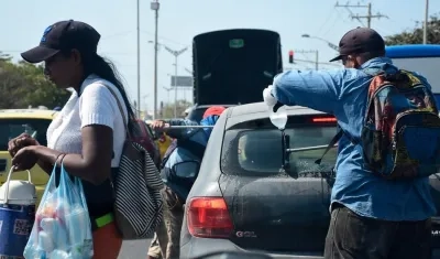 Venezolanos en Barranquilla.