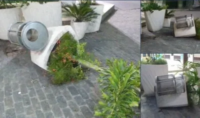 Materas dañadas por un hombre, que ahora debe pagar 10 meses de cárcel.