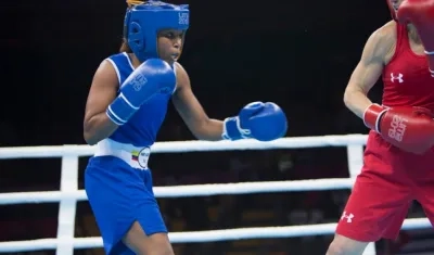 Boxeadora colombiana Íngrit Valencia ganó el oro en Lima.