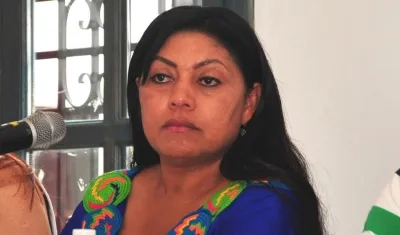 Oneida Pinto, exgobernadora de La Guajira.