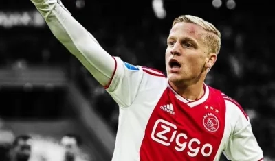 El centrocampista holandés Donny van de Beek.