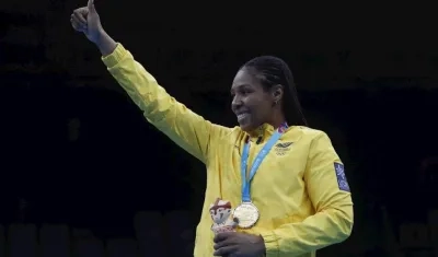 Jessica Caicedo,  boxeadora colombiana.