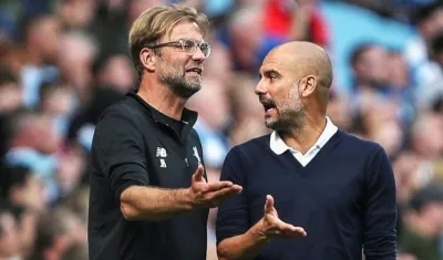 Jurgen Klopp y Pep Guardiola.