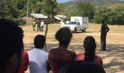 Alias 'Culebrito' fue linchado a machete y palos. Su cuerpo quedó en la mitad de una cancha de fútbol del corregimiento de Santa Cruz, en Luruaco.