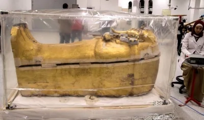 Sarcófago de Tutankamón.