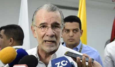 El gobernador del Atlántico, Eduardo Verano De la Rosa