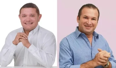 Tomás Guardiola y Carlos Fernández Núñez, candidatos a la Alcaldía de Santo Tomás.
