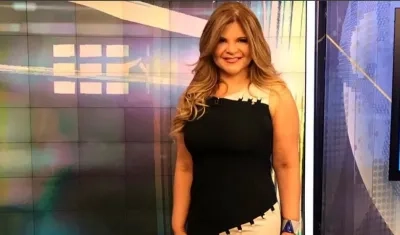 La presentadora barranquillera Diva Jessurum.