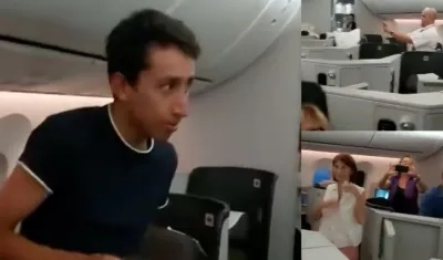 Egan Bernal cuando fue ovacionado. 