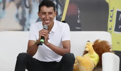 El ciclista Egan Bernal.
