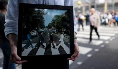 La icónica foto de The Beatles fue la portada de su álbum 'Abbey Road' de 1969.