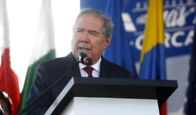 El ministro de Defensa, Guillermo Botero