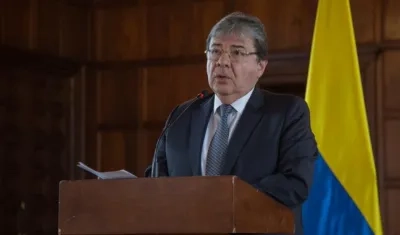 El Canciller, Carlos Holmes Trujillo.