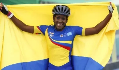 La patinadora colombiana Johana Viveros.