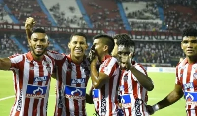 Imagen del partido de Junior ante Bucaramanga.