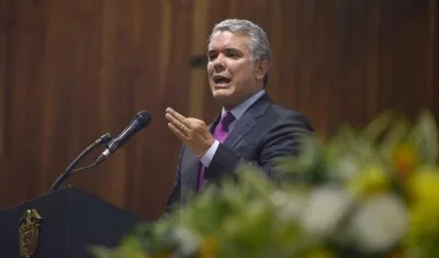 El Presidente de la República, Iván Duque.