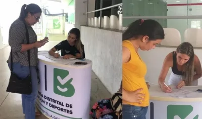 Desde ayer los interesados se acercaron al Parque de Raquetas.